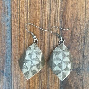 Silver Geometric Earrings